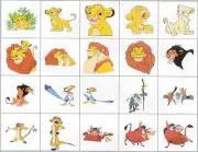Disney Lion King Simba Machine Embroidery Designs PES CD, USB