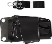VICASKY Hairdressing Scissor Bag Professional Leather Barber Shoulder Pouch with Strap Stylish and Versatile Crossbody Design for and Outdoor Work