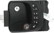 RV Lock, Keyless Entry Door Lock Handle, with Deadbolt, 20m Remote Controller, Zinc Alloy Keyless RV Door Backlit Keypad & Fob, Travel Trailer Camper, Zinc Alloy