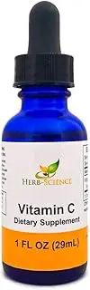 Liquid Vitamin C - High Absorption, Fat Soluble VIT C, Antioxidant Supplement, Higher Bioavailability Immune System Support, Alcohol Free - Herb-Science