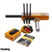 The Real AKS Gold Long Range Gold Detector 6 Antennas Plastic Case for Silver if