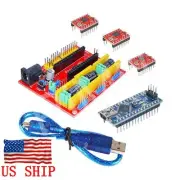 CNC Engraving machine Shield V4 A4988 Drive Board + USB Nano V3.0 for Arduino