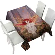 Fairytale Magical Forest Ember Fairy Tablecloth