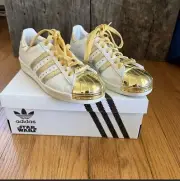 ADIDAS STAR WARS COLLECTORS CUSTOM made Original Style Sneakers With Carryng Bag