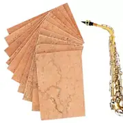 Alto Sax Cork Replacement Kit, 10 Pieces Alto Sax Neck Cork Sheet Universal