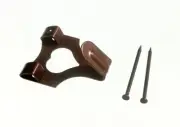 New 6 X Double Picture Hook No. 3 Bronzed With Pins - Onestopdiy - HD