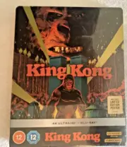 King Kong Steelbook (4K UHD + Blu-ray, 1976, EU Import, Region Free) NEW SEALED