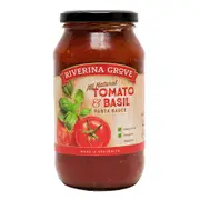 Organic Riverina Grove Tomato Basil Pasta Sauce 500g – Fresh, healthy organic delivery | Doorstep Organics