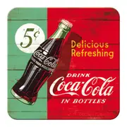 Coke Refreshing Green Coaster Set of 4
