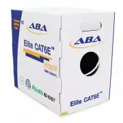 CAT6 PVC 4 Pair 550MHz Solid (Bare Copper), Blue, 23 AWG, 1K/Box