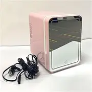 4L Cooler And Warmer Beauty Mini Refrigerator Mirr Skincare Makeup Cosmetics Led Mirtor Small Cute Portatil Car Fridge