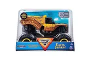 Monster Jam, Official Earth Shaker Monster Truck, Die-Cast Vehicle, 1:24 Scale