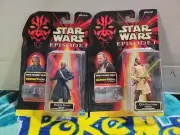 Darth Maul-Qui-Gon Jinn Star Wars Episode I COMMTECH Hasbro Action Figures