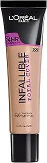 [L'Oreal Paris] Infallible Total Cover Foundation, Buff Beige, 1 fl; oz.