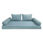 STYLE V1 Full Velvet Knife Edge Indoor Daybed Mattress Pillow |COVER ONLY| AD355
