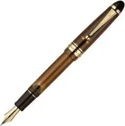 PILOT'CUSTOM 823 - Plunger Type/Transparent Brown' (nib : Medium)