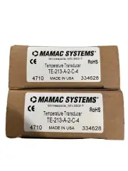 mamac systems temperature transducer TE-213-A-2-C-4 qty 2