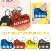 Portable Musical Instrument Toy Piano Keychain Mini Keyboard Electronic X3Y1