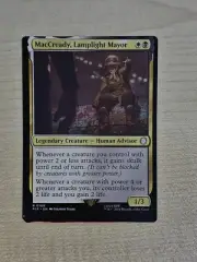 MTG Misprint MacCready, Lamplight Mayor Miscut Fallout Magic the Gathering