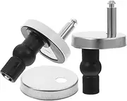 Yardenfun 2pcs Toilet Seat Hinge Bolt Kit with Quick Release Design and Expanding Rubber Nuts Stainless Steel Replacement Parts for Standard Toilets Easy Installation and Maintenance