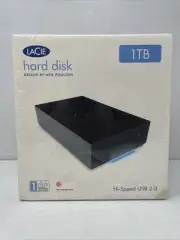 Sealed New LaCie Hard Disk Designed by Neil Poulton 1TB 1000GB Hi-Speed USB 2.0