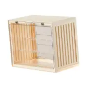 3 Tier Display Case Easy Carrying Lightweight Collectibles Display Box Figurine