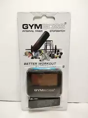 Gymboss Interval Timer and Stopwatch - Black/Blue SOFTCOAT s3