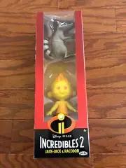 Disney Pixar The Incredibles 2 Jack Jack & Raccoon Action Figures Jakks