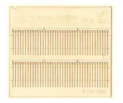 Model Scene HO Scale 1/87 Decorative European Wooden Fence Type 1