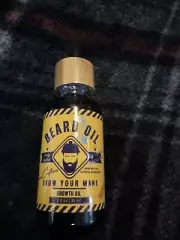 Mane Crafters Beard Oil Grow Your Mane Vanilla Citrus Fast Free Shipping