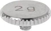 xioaue Headshell 2G Shell Weight Turntable Metal Electric Instrument Parts for SL1200 SL1210 MK2 3 5 M5G Stylus DJ,Silver