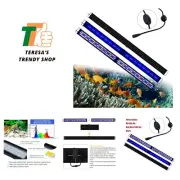 Upgraded Aquarium Light LED Full Spectrum 72-84 inch Foldable Adjustable Hood...