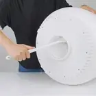 Toilet Brush Bathroom Accessory with A Hook 360° Deep Cleaning Flexible