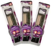 3 Packs & 6 Packs Daler-Rowney Simply Pencil Artist Sketching Tin Set (8 Pieces)