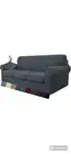 Maxijin Jacquard Extra Long Sofa Cover Dark Gray, New