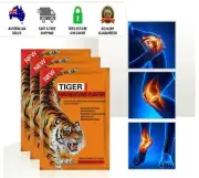 Tiger Heat Balm Pain Relief Herbal Plaster Patch 6pk - 24pcs 7x10cm Red Sale