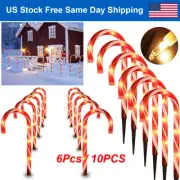 22" Christmas Candy Cane Lights Outdoor Pathway Lights Christmas Tree Decoration