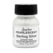 ANGELUS PEARLESCENT ACRYLIC PAINTS - 29.5ml Stirling Silver