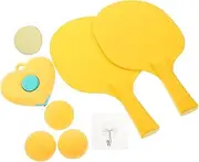 1Set Table Tennis Training Set Indoor Hanging Practice Kit for Interactive for Beginners for Developing Skills and Family Fun Includes Paddles Balls