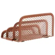 Metal Information Rack File Holder Desktop Book Magazine Storage