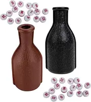 TOGEVAL Portable Billiards Fun 2 Sets of Cups Ball Dice Bottle Props Party Dice Set for Snooker Games