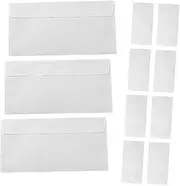 TEHAUX Security Tint Self-Seal Envelopes 50pcs Business Security Mailing Envelopes Peel Seal Sturdy Paper Modern Design Mail