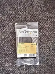 StarTech USBFAA-6 6 ft Beige A to A USB 2.0 Cable M/M Type A Male USB