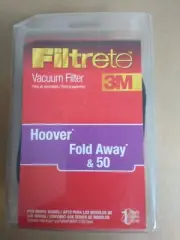 3M Filtrete 64801A / 64801Q Vacuum Filter, For Hoover Fold Away & 50, FREE SHIP