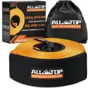 ALL-TOP Recovery Snatch Strap 4in x 20ft - 46500Lbs Extreme Duty 100% Nylon K...
