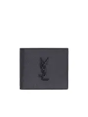 Saint Laurent Cassandre East/West Wallet in Grain de Poudre Leather