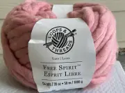 Brand New! LOOPS & THREADS FREE SPIRIT YARN *DUSTY ROSE* 54yds