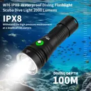 Powerful Waterproof Scuba Diving Flashlight P70 Underwater Tactical Dive Torch