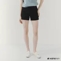 在飛比找momo購物網優惠-【Hang Ten】女裝-REGULAR FIT經典短褲(黑