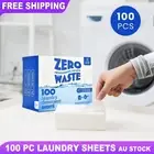 100 Sheets Laundry Detergent Eco-friendly Ultra Concentrated Washing Sheet AU